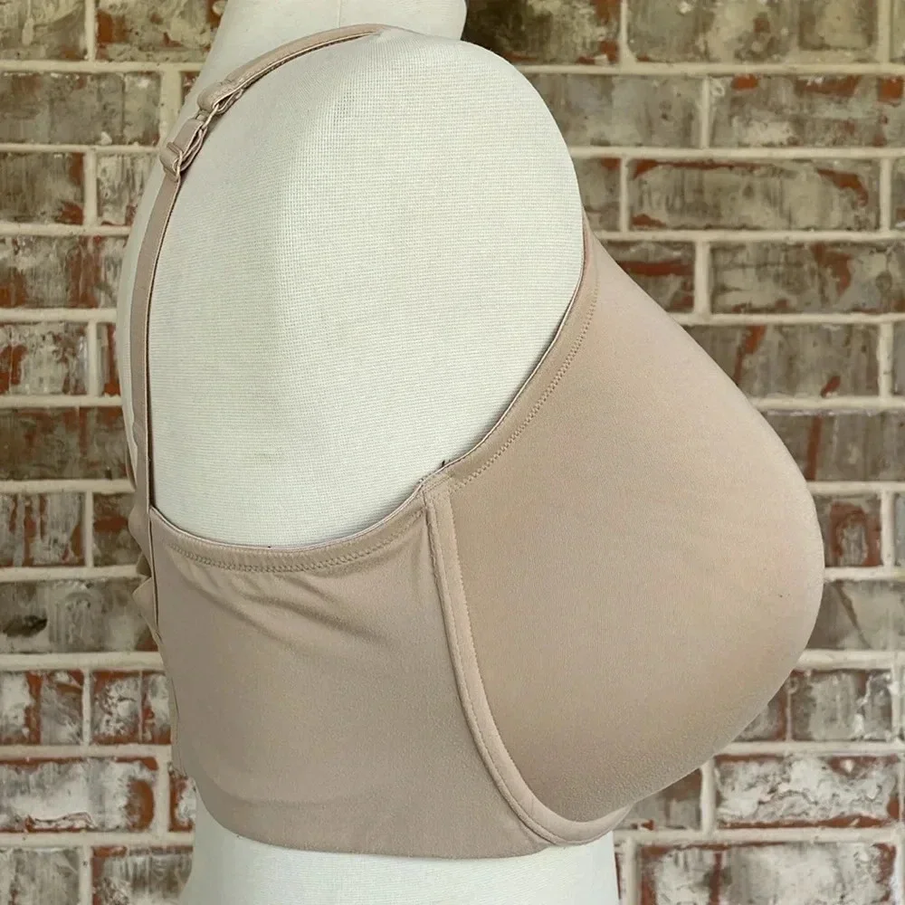 Cacique Tan Lightly Lined Full Coverage Plus Size Underwire Bra - Picture 5 of 11
